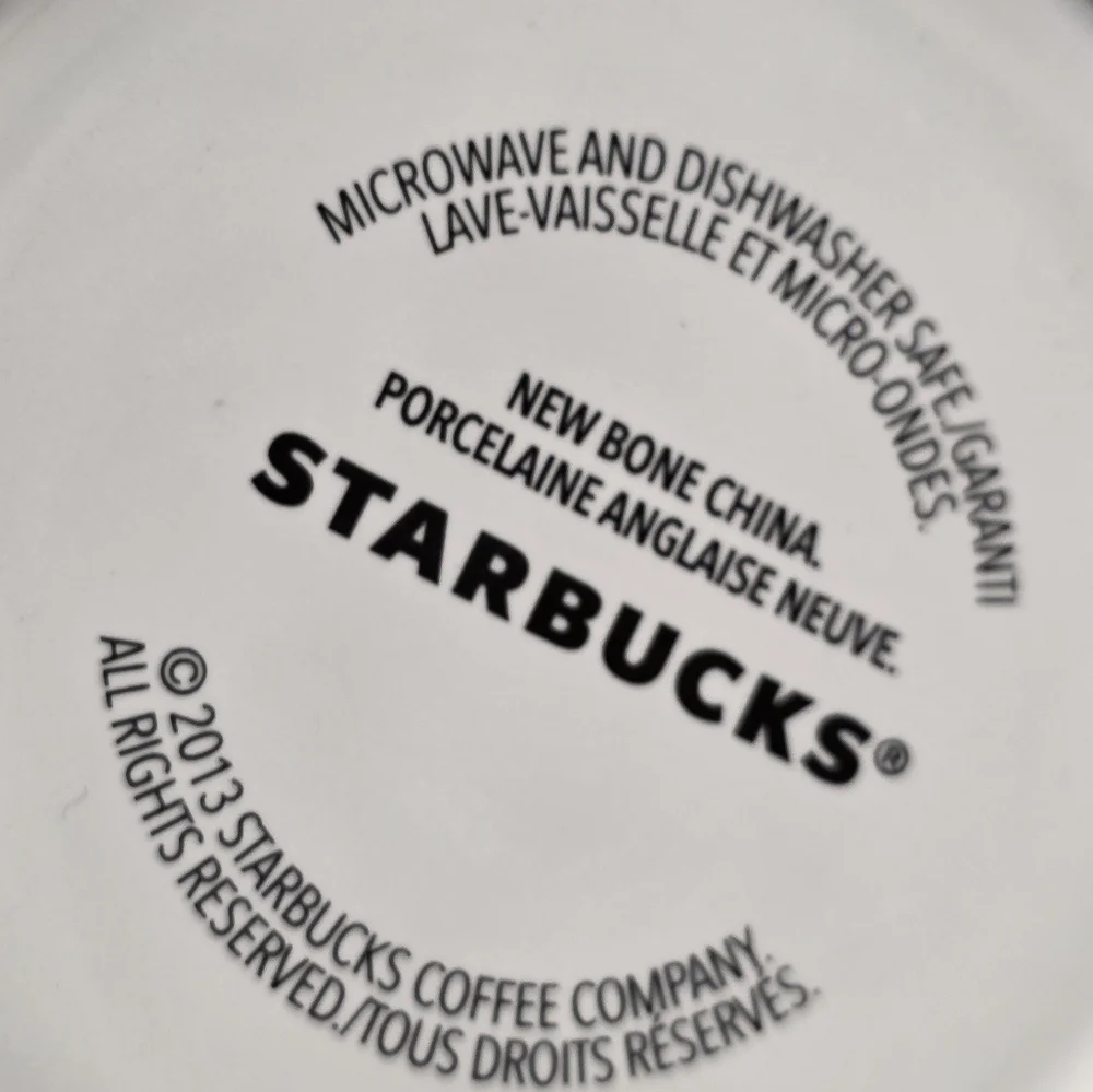Starbucks stylish white